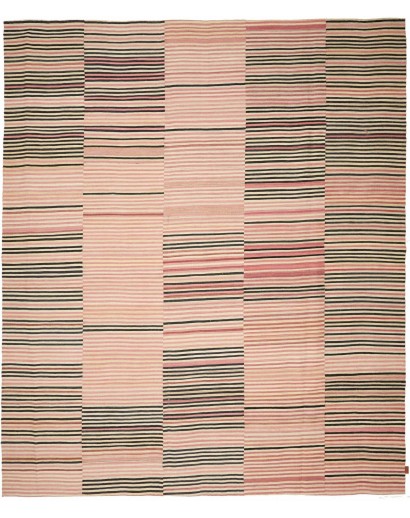 Tappeto Kilim Persia marrone grigio 252x300