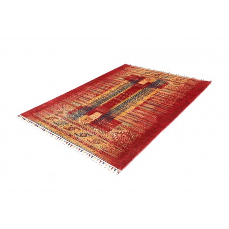 Tappeto Siva Pakistan marrone arancione 146x203