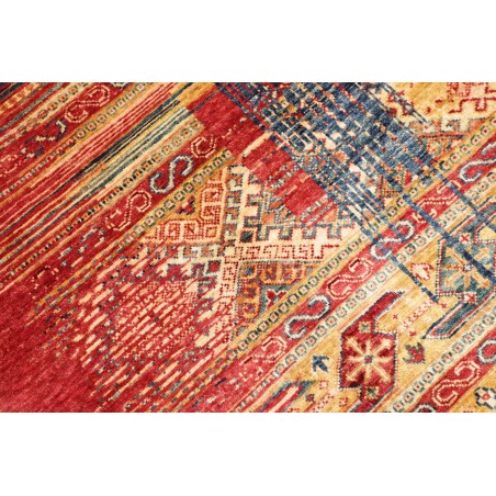 Tappeto Siva Pakistan marrone arancione 146x203