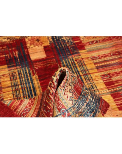 Tappeto Siva Pakistan marrone arancione 146x203