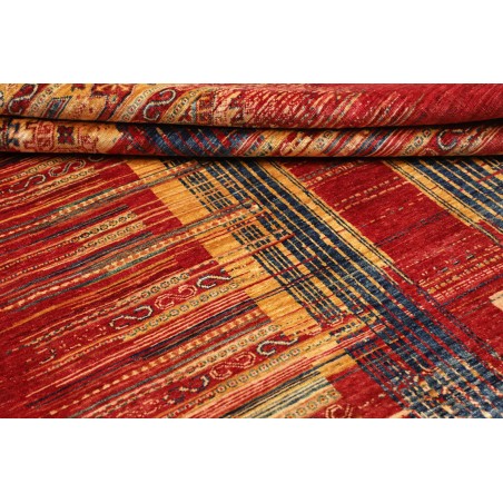 Tappeto Siva Pakistan marrone arancione 146x203