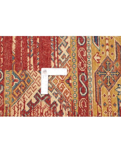 Tappeto Siva Pakistan marrone arancione 146x203