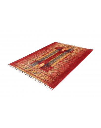 Tappeto Siva Pakistan marrone arancione 151x199