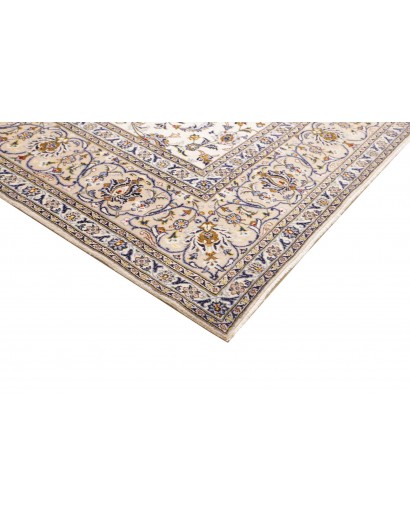 Tappeto Kashan Persia bianco grigio 305x395