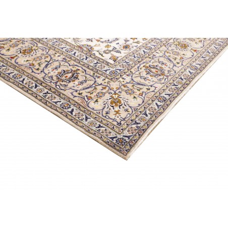 Tappeto Kashan Persia bianco grigio 305x395