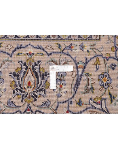 Tappeto Kashan Persia bianco grigio 305x395