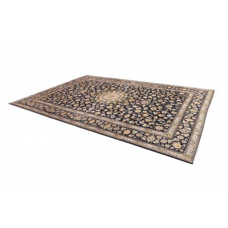 Tappeto Kashan Persia marrone blu 255x370