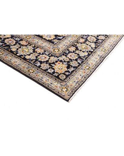 Tappeto Kashan Persia marrone blu 255x370