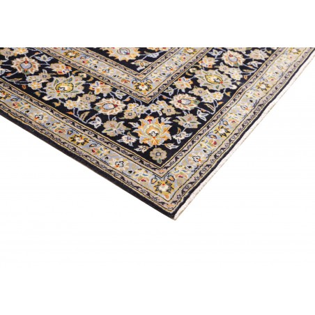 Tappeto Kashan Persia marrone blu 255x370