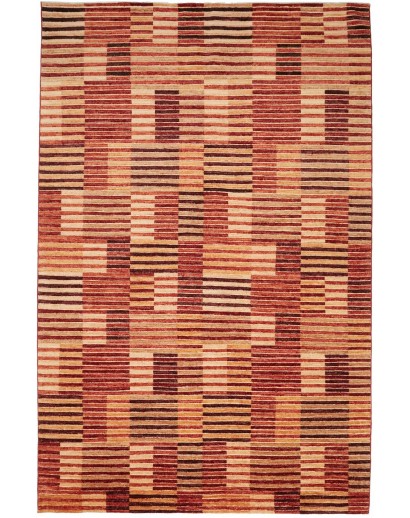 Tappeto Barjesta Pakistan rosso giallo 200x306