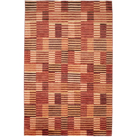 Tappeto Barjesta Pakistan rosso giallo 200x306