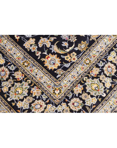 Tappeto Kashan Persia marrone blu 255x370
