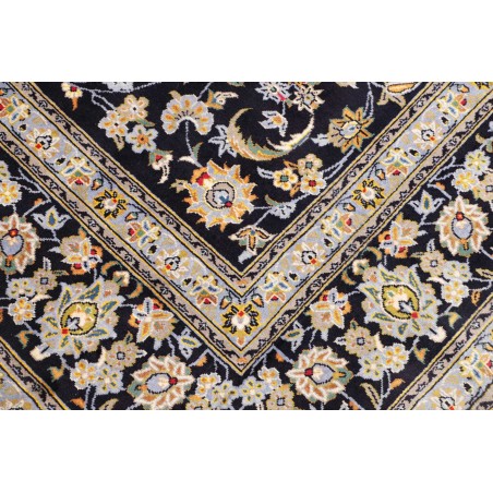 Tappeto Kashan Persia marrone blu 255x370