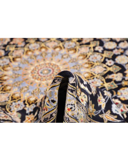 Tappeto Kashan Persia marrone blu 255x370