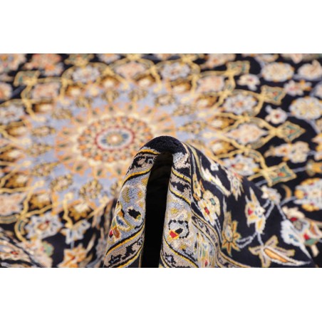 Tappeto Kashan Persia marrone blu 255x370