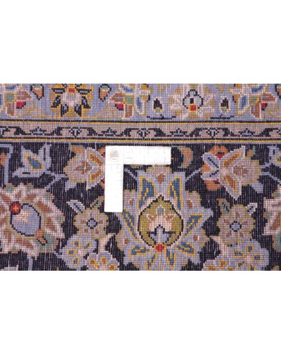 Tappeto Kashan Persia marrone blu 255x370