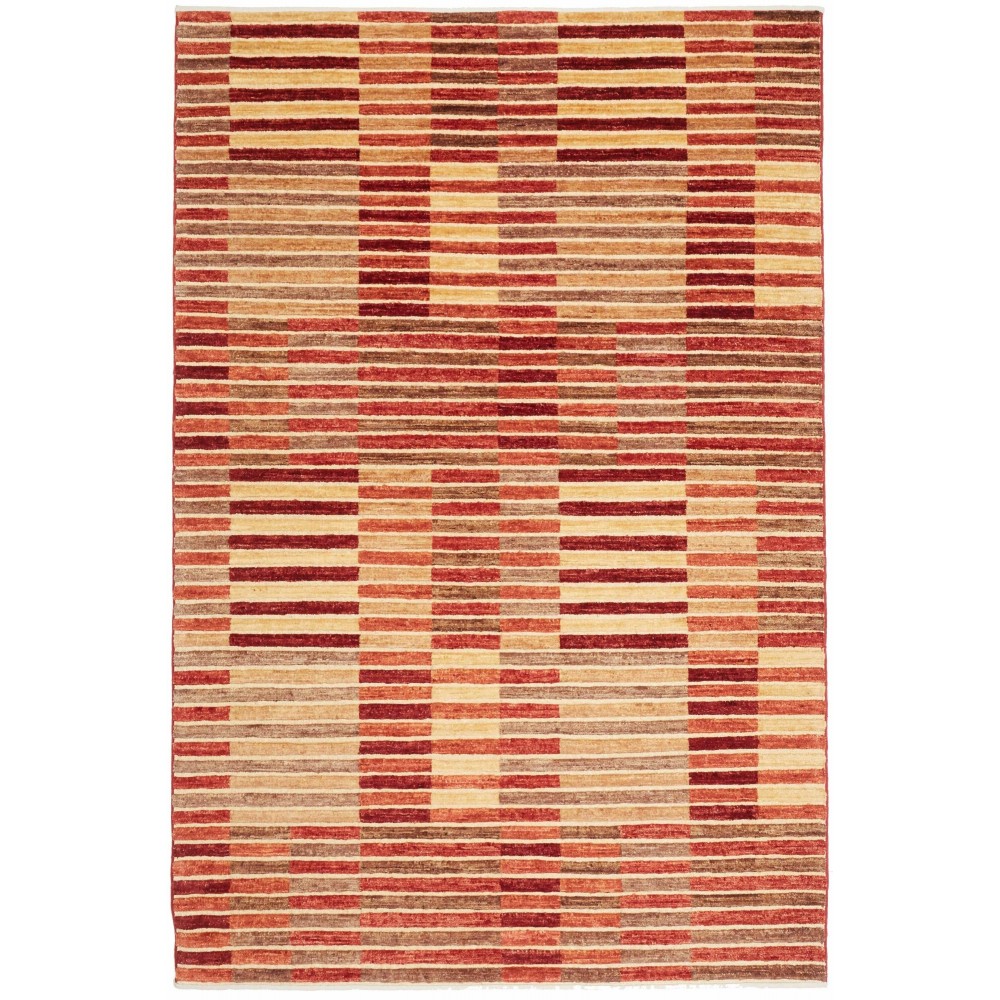 Tappeto Barjesta Pakistan rosso marrone 154x200 Tappeto Barjesta Pakistan rosso marrone 154x200