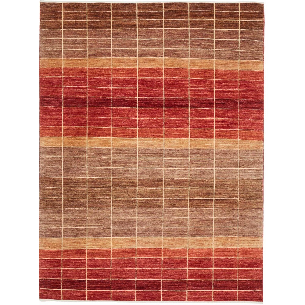 Tappeto Barjesta Pakistan rosso marrone 155x207 Tappeto Barjesta Pakistan rosso marrone 155x207
