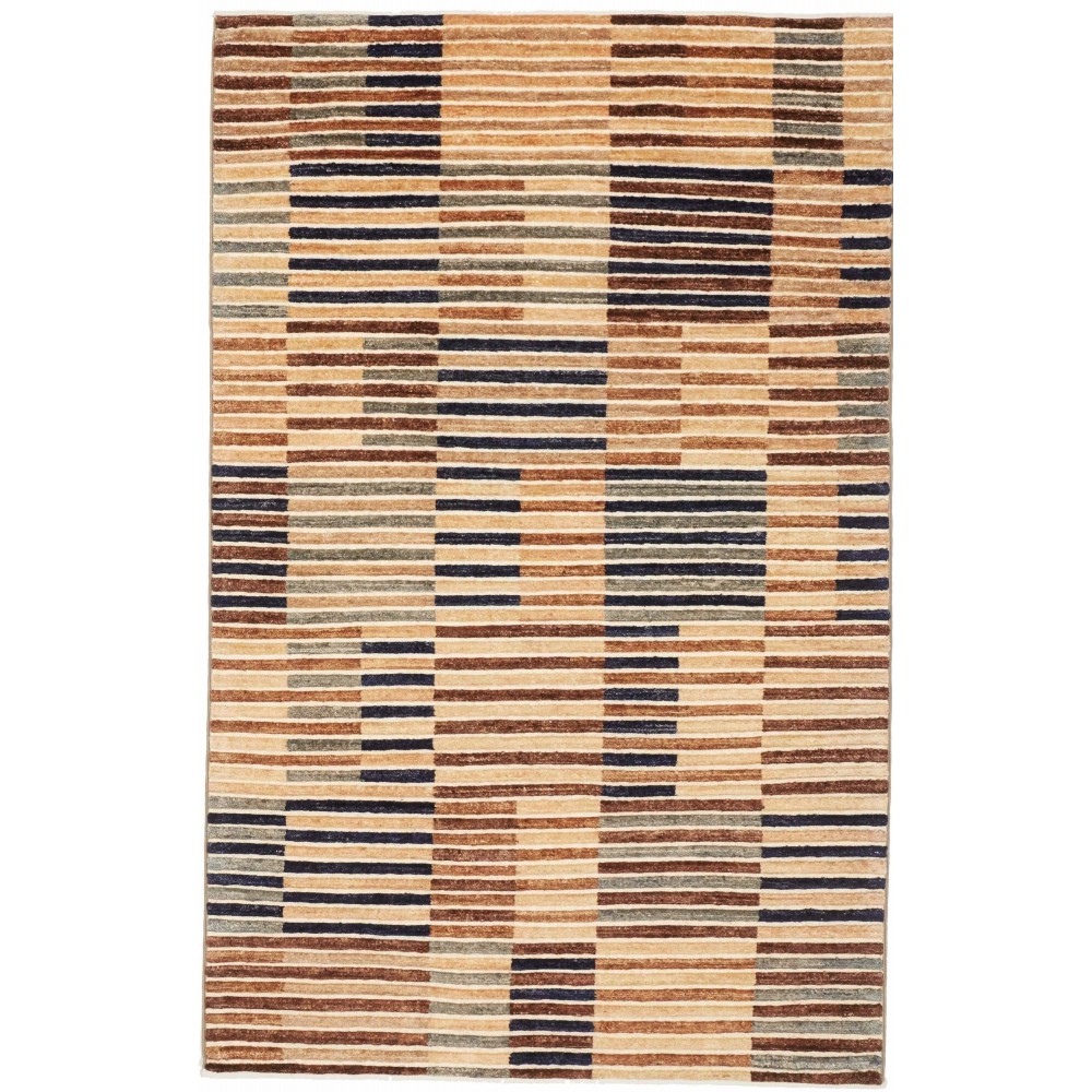Tappeto Barjesta Pakistan marrone 123x192 Tappeto Barjesta Pakistan marrone 123x192