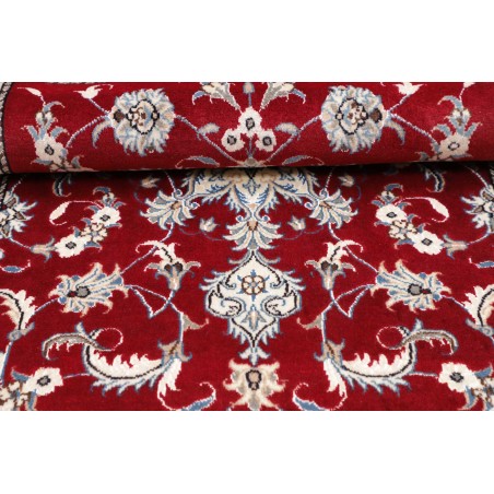 Tappeto Nain Kashmar Persia bianco marrone 85x140