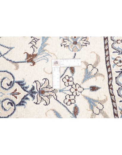 Tappeto Nain Kashmar Persia bianco grigio 86x136