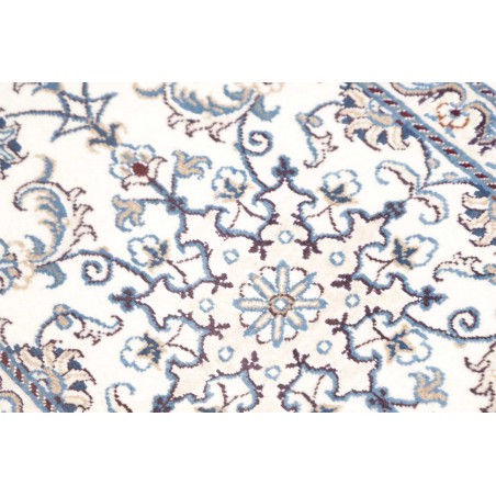 Tappeto Nain Kashmar Persia bianco grigio 60x90