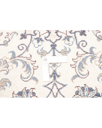 Tappeto Nain Kashmar Persia bianco grigio 60x90