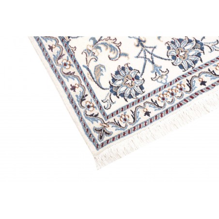 Tappeto Nain Kashmar Persia bianco grigio 60x90