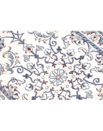 Tappeto Nain Kashmar Persia bianco grigio 60x90