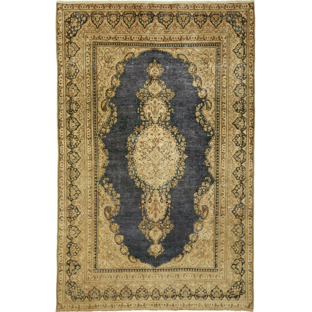 Tappeto Vintage Persia bianco marrone 175x275 Tappeto Vintage Persia bianco marrone 175x275