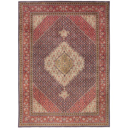 Tappeto Tabriz Persia marrone giallo 245x340