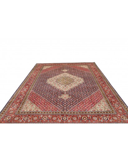 Tappeto Tabriz Persia marrone giallo 245x340