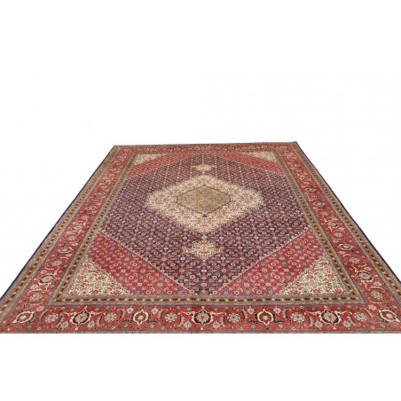 Tappeto Tabriz Persia marrone giallo 245x340