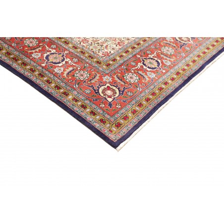 Tappeto Tabriz Persia marrone giallo 245x340