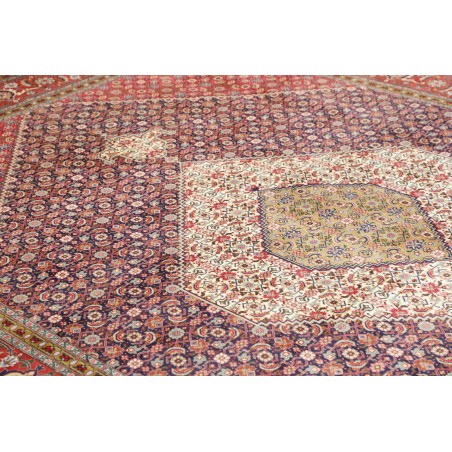 Tappeto Tabriz Persia marrone giallo 245x340