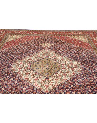 Tappeto Tabriz Persia marrone giallo 245x340