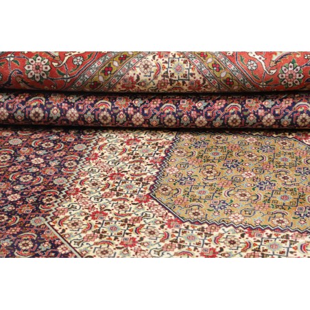 Tappeto Tabriz Persia marrone giallo 245x340