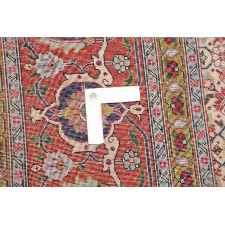 Tappeto Tabriz Persia marrone giallo 245x340