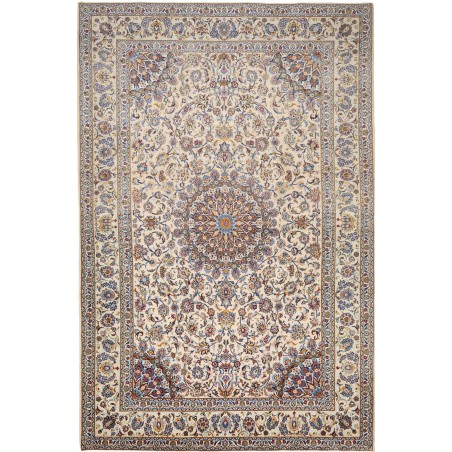 Tappeto Kashan Persia beige bianco 210x320