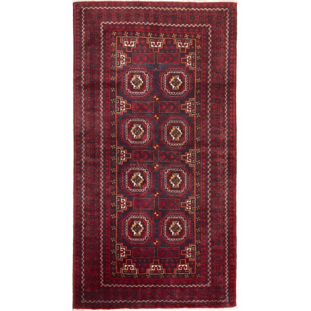 Tappeto Baluch Persia grigio giallo 107x202