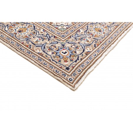 Tappeto Kashan Persia bianco grigio 245x350