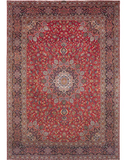 Tappeto Ardakan Persia marrone giallo 285x412