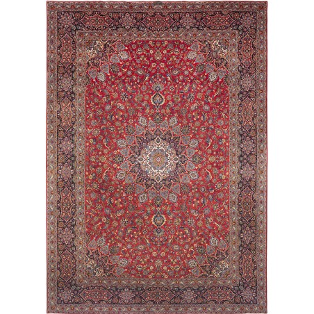 Tappeto Ardakan Persia marrone giallo 285x412