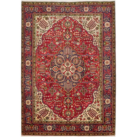Tappeto Tabriz Persia marrone grigio 208x297