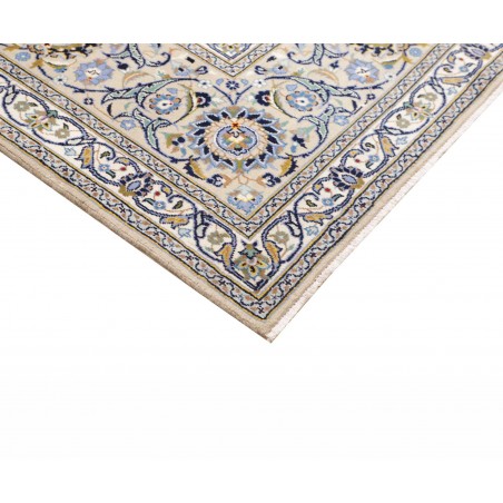 Tappeto Kashan Persia bianco grigio 295x395