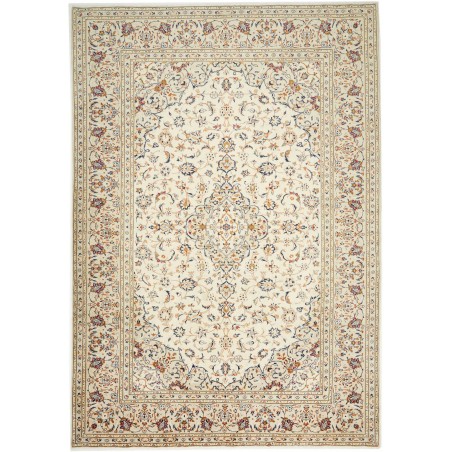 Tappeto Kashan Persia bianco marrone 208x298