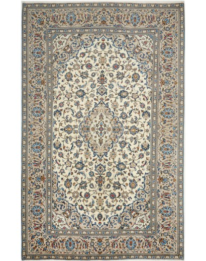 Tappeto Kashan Persia azzurro verde 193x310