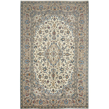 Tappeto Kashan Persia azzurro verde 193x310