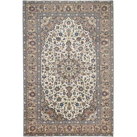 Tappeto Kashan Persia azzurro verde 197x300