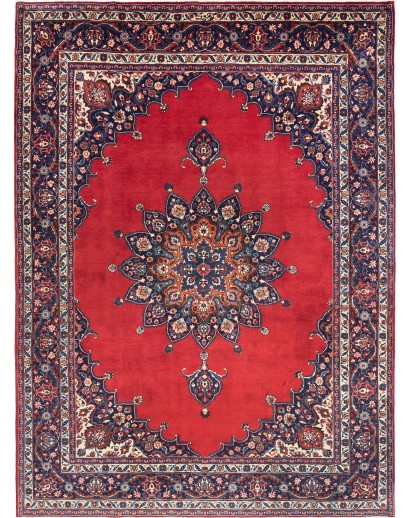 Tappeto Mashad Persia marrone giallo 250x337